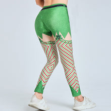 Load image into Gallery viewer, Christmas Leggings High Waist - Mistletoe