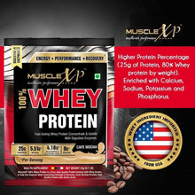 Load image into Gallery viewer, MuscleXP 100% Whey Protein - 2Kg (4.4 lbs), Double Rich Chocolate - The New Whey Standards