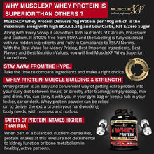 Load image into Gallery viewer, MuscleXP 100% Whey Protein - 2Kg (4.4 lbs), Double Rich Chocolate - The New Whey Standards