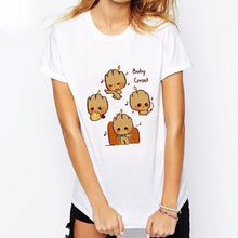 Load image into Gallery viewer, Baby Groot T Shirt Women Women's T-shirts 1049 / S