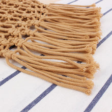 Load image into Gallery viewer, Casual Fishnet Tassel Rattan Bag Rattan Bags black / with Lining