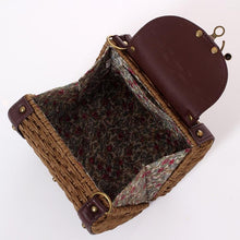 Load image into Gallery viewer, Casually Elegant Rattan & Faux Leather Bag Rattan Bags Beige