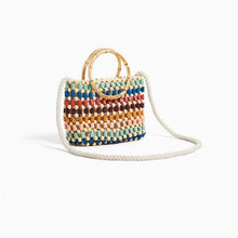 Load image into Gallery viewer, Colorful Rattan Bag Rattan Bags 22 x 18 x 7cm
