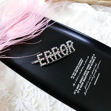 Load image into Gallery viewer, Cool Statement Hair Clip Barrettes HairClips Gun Black ERROR