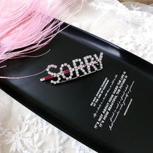 Load image into Gallery viewer, Cool Statement Hair Clip Barrettes HairClips Gun Black ERROR