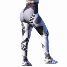 Load image into Gallery viewer, Leggings - Skinny Leopard Print Workout Leggings