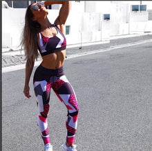 Load image into Gallery viewer, Leggings - Skinny Leopard Print Workout Leggings