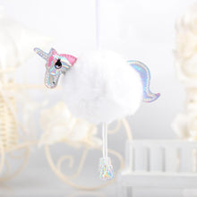 Load image into Gallery viewer, loomrack 10 Unicorn Christmas Tree Ornaments - Pom Poms Christmas Accessories