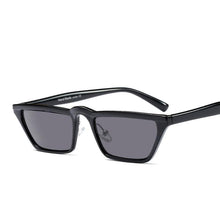 Load image into Gallery viewer, loomrack 80s Punk Vintage Sunglasses Sunglasses Black Gray