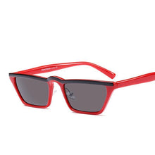 Load image into Gallery viewer, loomrack 80s Punk Vintage Sunglasses Sunglasses Red Gray