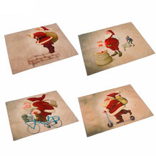 Load image into Gallery viewer, loomrack Assorted Santa Christmas Placemats Christmas Accessories