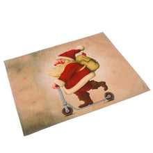Load image into Gallery viewer, loomrack Assorted Santa Christmas Placemats Christmas Accessories Style 2