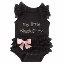 Load image into Gallery viewer, loomrack Baby Girl's Little Black Dress Onesie Clothing Sets 3M