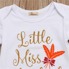Load image into Gallery viewer, loomrack Baby Girl Thanksgiving Tutu Onesie - Little Miss Thankful 3-Piece Set Baby Clothes
