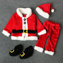 Load image into Gallery viewer, loomrack Baby Santa Suit - 4-Piece Set Christmas Clothes