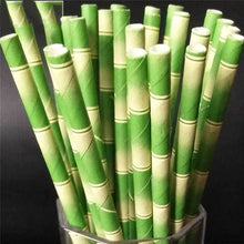 Load image into Gallery viewer, loomrack Bamboo Straws Drinking Straws Light Green
