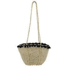 Load image into Gallery viewer, loomrack Bohemian Straw Basket Bag Shoulder Bags Beige Shoulder Bag
