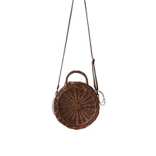 Load image into Gallery viewer, loomrack Brown Handmade Bamboo Bag Shoulder Bags