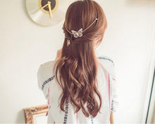 Load image into Gallery viewer, loomrack Butterfly Bridal Hair Accessory Hair Jewelry
