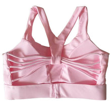 Load image into Gallery viewer, loomrack Butterfly Strappy Back Pushup Sports Bra Sports Bras Pink / L