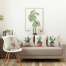 Load image into Gallery viewer, loomrack Cactus Cushion Covers Home Accessories