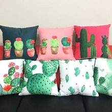 Load image into Gallery viewer, loomrack Cactus Pillow Covers Cushion Cover