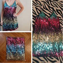 Load image into Gallery viewer, loomrack Cami Multicolor Sequin Party Mini Dress Girl's Dresses