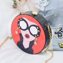 Load image into Gallery viewer, loomrack Cartoon Evening Clutch Bag Shoulder Bags Red