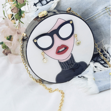 Load image into Gallery viewer, loomrack Cartoon Evening Clutch Bag Shoulder Bags White