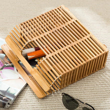 Load image into Gallery viewer, loomrack Chic Rectangular Bamboo Bag Rattan Bags