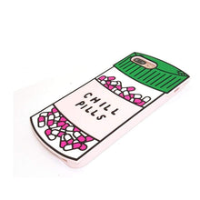 Load image into Gallery viewer, loomrack Chill Pill iPhone Case - For iPhone X / SE / 5C / 5S / 6 / 6 Plus / 6S / 7 / 8 Plus Phone Cases