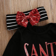 Load image into Gallery viewer, loomrack Christmas Baby Girl Outfit with Leg Warmers - 3-Pc Set Baby Clothes