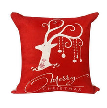 Load image into Gallery viewer, loomrack Christmas Cushion Covers Christmas Accessories Red elk