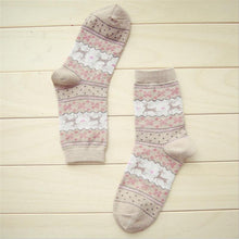 Load image into Gallery viewer, loomrack Christmas Deer Socks Christmas Socks