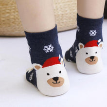 Load image into Gallery viewer, loomrack Christmas Santa Bunny Socks Christmas Socks