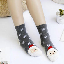 Load image into Gallery viewer, loomrack Christmas Santa Bunny Socks Christmas Socks