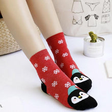 Load image into Gallery viewer, loomrack Christmas Santa Bunny Socks Christmas Socks