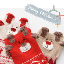 Load image into Gallery viewer, loomrack Christmas Santa Claus Deer Socks Christmas Socks