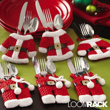 Load image into Gallery viewer, loomrack Christmas Tableware Holder 6PCS Christmas Accessories