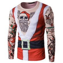 Load image into Gallery viewer, loomrack Christmas Ugly Sweater Long Sleeve Muscle T- Shirt - Tattoo Christmas Ugly Sweaters Tattoo / S