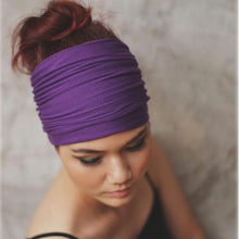 Load image into Gallery viewer, loomrack Chunky Monkey Head Wraps Hair Accessories Purple