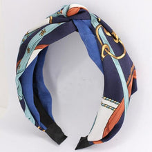 Load image into Gallery viewer, loomrack Classic Knot Turban Hairband Headband Hair Accessories Navy Blue Style-2