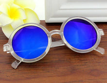 Load image into Gallery viewer, loomrack Classic Round Frame Sunglasses Sunglasses Blue
