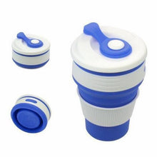 Load image into Gallery viewer, loomrack Collapsible Coffee Mug - Perfect On-the-Go Collapsible Cup for Travel & Camping Mugs Blue / 350ML