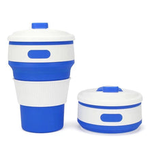 Load image into Gallery viewer, loomrack Collapsible Coffee Mug - Perfect On-the-Go Collapsible Cup for Travel & Camping Mugs Blue / 350ML