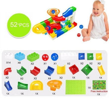 Load image into Gallery viewer, loomrack Crazy Ball Marble Run Set Baby Accessories 52PCS