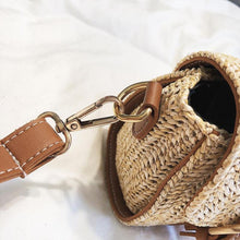 Load image into Gallery viewer, loomrack Crossbody Braided Straw Messenger Bag Top-Handle Bags