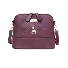 Load image into Gallery viewer, loomrack Deer Charm Crossbody Bag Shoulder Bags Purple Red