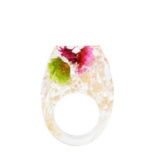 Load image into Gallery viewer, loomrack Delicate Resin Flower Rings Rings 6 / 03