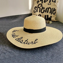Load image into Gallery viewer, loomrack Do Not Disturb Summer Straw Hat Sun Hats